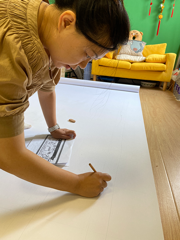 4 meters drawing